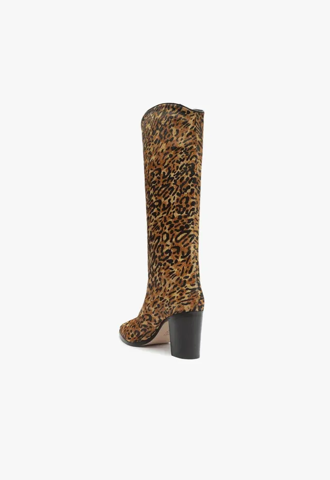 Maryana Leather Boot Animal Print Women Schutz Shoes Maryana Boots