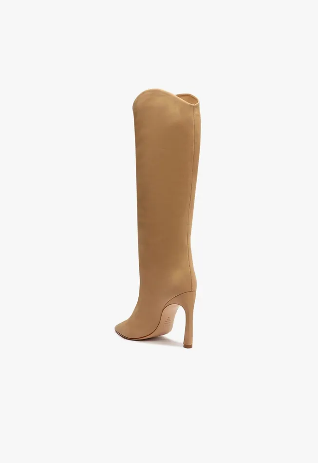 Maryana Sculpt Nubuck Boot Light Beige Women Schutz Shoes Maryana Boots Maryana Sculpt Nubuck Boot Light Beige Women Schutz Shoes Maryana Boots