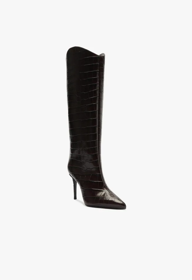 Maryana Wide Boot Brown Women Schutz Shoes Maryana Boots