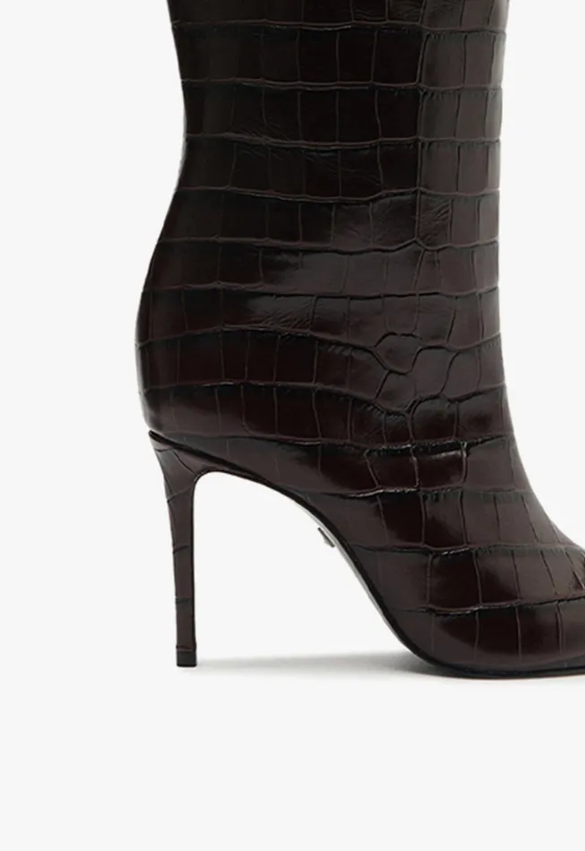 Maryana Wide Boot Brown Women Schutz Shoes Maryana Boots