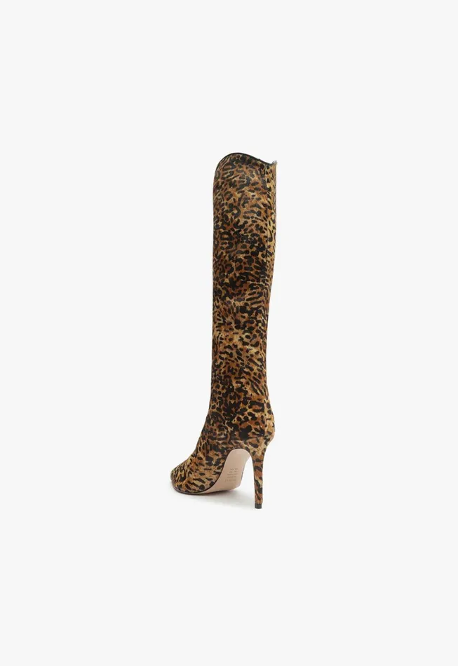 Maryana Wild Leather Boot Animal Print Women Schutz Shoes Maryana Boots