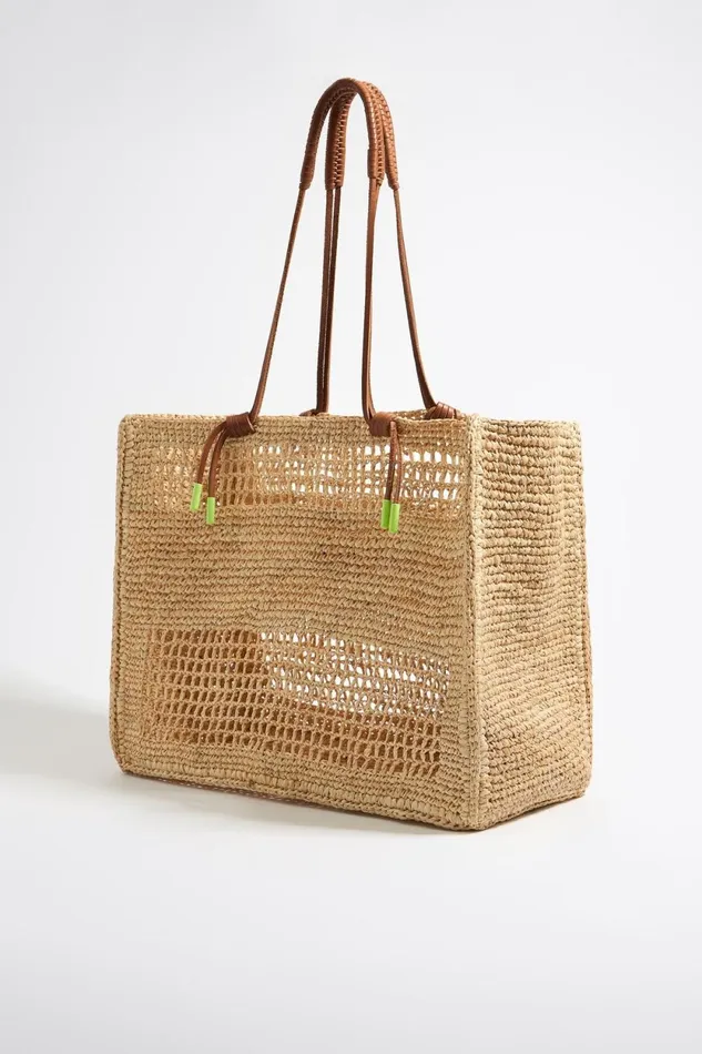 Maxi Natural Raffia Tote Bag Natural Women Bimba Y Lola Raffia Bags Maxi Natural Raffia Tote Bag Natural Women Bimba Y Lola Raffia Bags