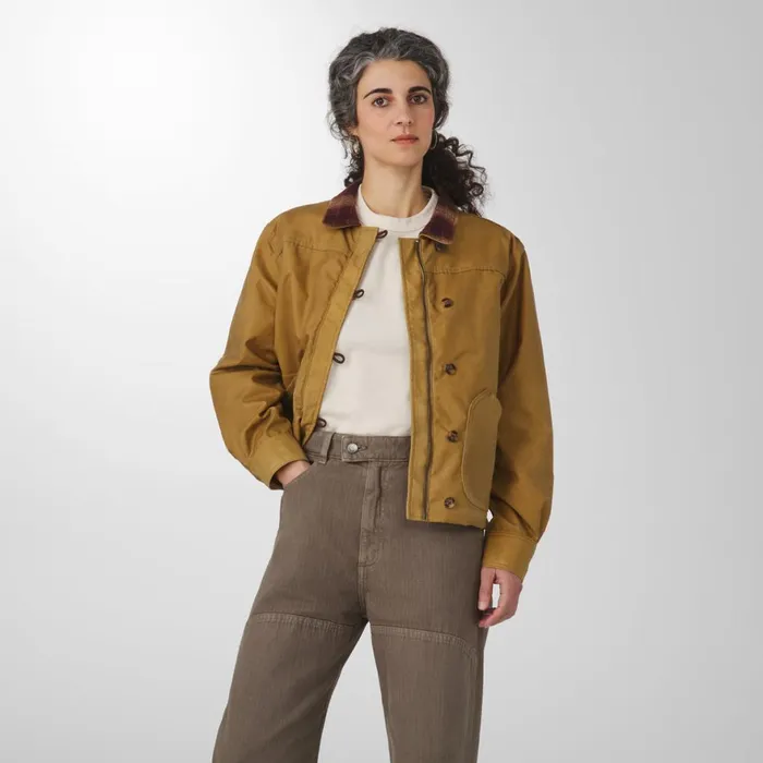 Maywood Waxed Canvas Jacket TanEspresso Women Danner Outerwear