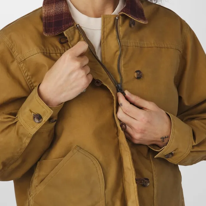 Maywood Waxed Canvas Jacket TanEspresso Women Danner Outerwear