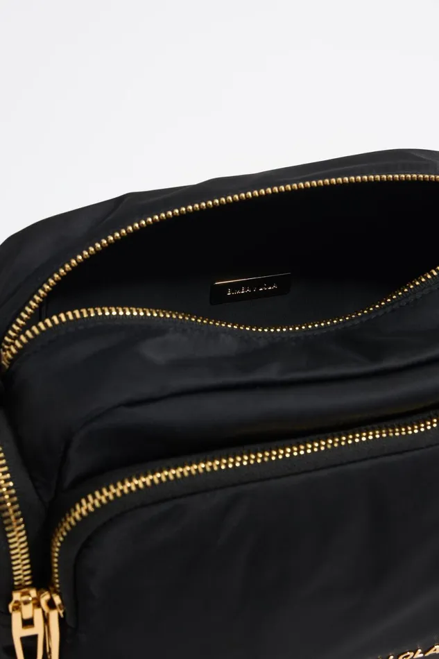 Medium Black Nylon Pocket Crossbody Bag Black Women Bimba Y Lola Crossbody Bags Medium Black Nylon Pocket Crossbody Bag Black Women Bimba Y Lola Crossbody Bags