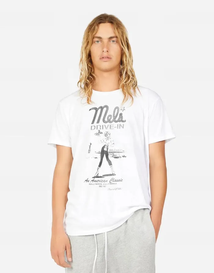 Men039s Sadler Mels DriveIn White Lauren Moshi Tees
