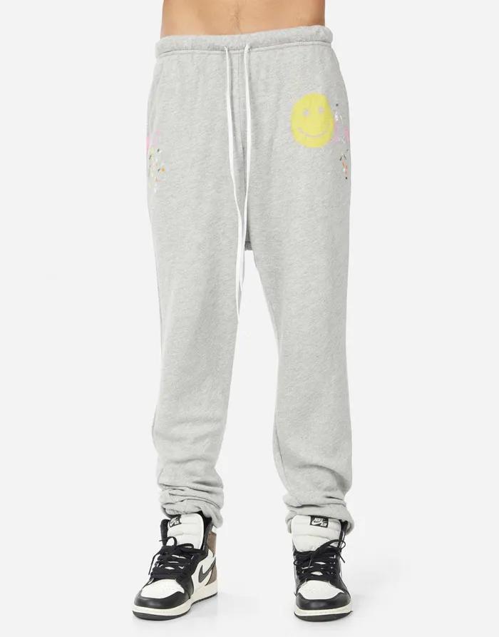Men039s Whitmore Spray Happyface Heather Grey Graffiti Splatter Lauren Moshi Bottoms Men039s Whitmore Spray Happyface Heather Grey Graffiti Splatter Lauren Moshi Bottoms