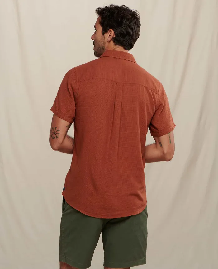 Men8217s Honcho Short Sleeve Shirt Rust Shirts ToadandCo