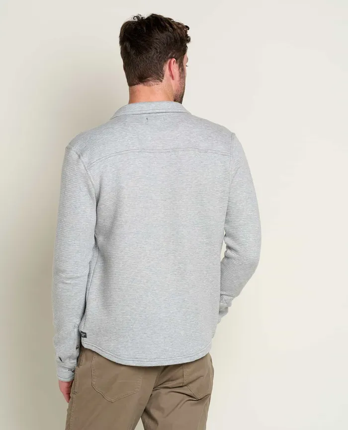 Men8217s Moonwake Long Sleeve Shirt Heather Grey Shirts ToadandCo