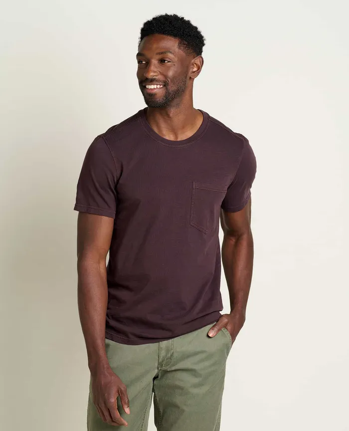 Men8217s ToadandCo Men8217s Primo Short Sleeve Crew Carob TShirts