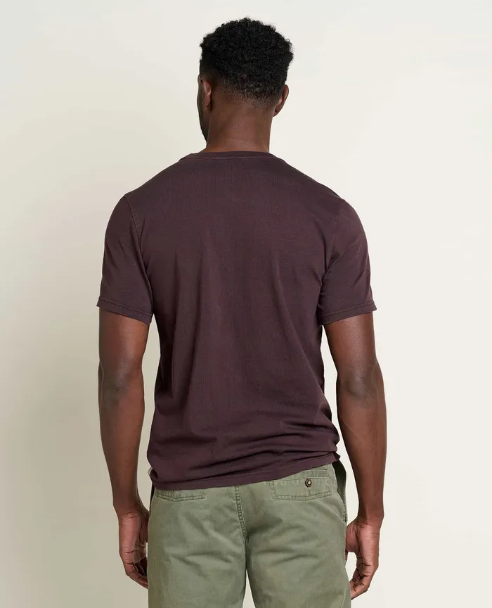 Men8217s ToadandCo Men8217s Primo Short Sleeve Crew Carob TShirts