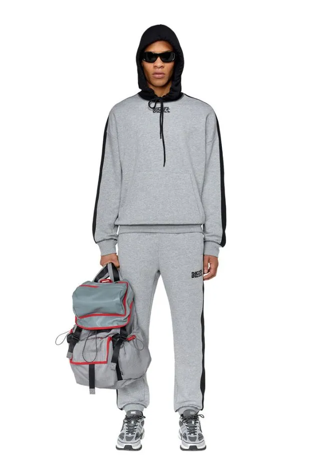 Men AmsbEdricHt33 Grey Diesel Trousers And Shorts