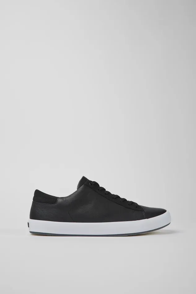 Men Andratx Black Leather And Nubuck Sneakers Camper Sneakers Men Andratx Black Leather And Nubuck Sneakers Camper Sneakers