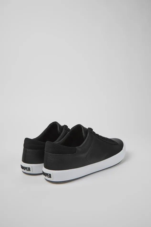 Men Andratx Black Leather And Nubuck Sneakers Camper Sneakers Men Andratx Black Leather And Nubuck Sneakers Camper Sneakers
