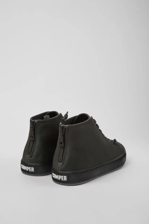 Men Andratx Dark Gray Textile Sneakers Camper Ankle Boots Men Andratx Dark Gray Textile Sneakers Camper Ankle Boots