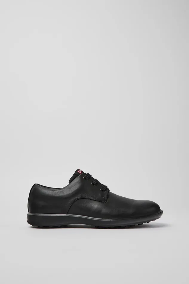 Men Atom Work Black Leather Blucher Shoes Camper Formal Shoes Men Atom Work Black Leather Blucher Shoes Camper Formal Shoes