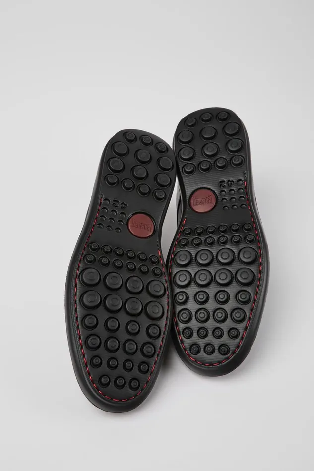 Men Atom Work Black Leather Blucher Shoes Camper Formal Shoes Men Atom Work Black Leather Blucher Shoes Camper Formal Shoes
