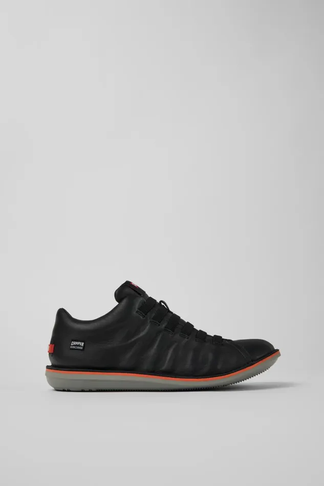 Men Beetle HYDROSHIELD Black Leather Sneakers Camper Ankle Boots Men Beetle HYDROSHIELD Black Leather Sneakers Camper Ankle Boots