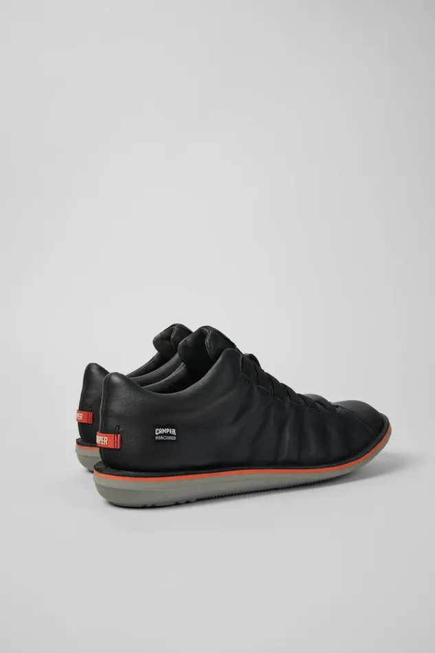 Men Beetle HYDROSHIELD Black Leather Sneakers Camper Ankle Boots Men Beetle HYDROSHIELD Black Leather Sneakers Camper Ankle Boots