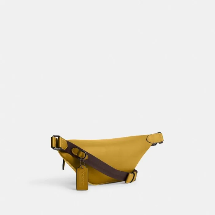 Men Belt Bags Coach Charter Belt Bag 7 In Micro Signature Jacquard Yellowflax Men Belt Bags Coach Charter Belt Bag 7 In Micro Signature Jacquard Yellowflax