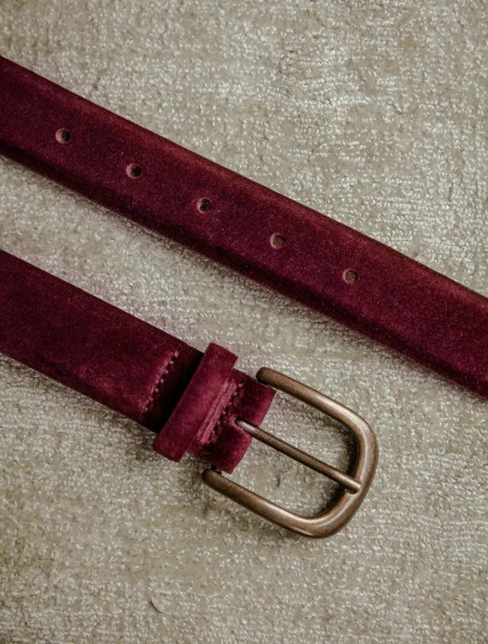 Men Belts Bobbies Recife Bordeaux Intense Men Belts Bobbies Recife Bordeaux Intense