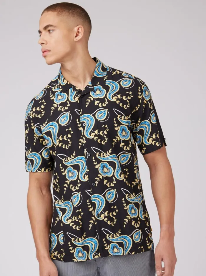 Men Ben Sherman Archive Print Shirts B By Floral Print Shirt Men Ben Sherman Archive Print Shirts B By Floral Print Shirt