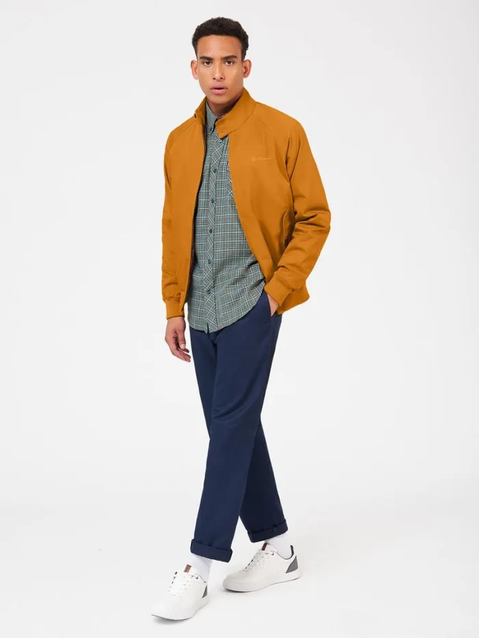 Men Ben Sherman Harrington Jackets Signature Harrington Jacket 8211 Mustard Men Ben Sherman Harrington Jackets Signature Harrington Jacket 8211 Mustard