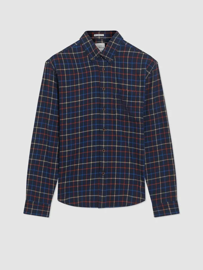 Men Ben Sherman Heritage Check Shirts Tattersall Check LongSleeve Shirt 8211 Marine Men Ben Sherman Heritage Check Shirts Tattersall Check LongSleeve Shirt 8211 Marine