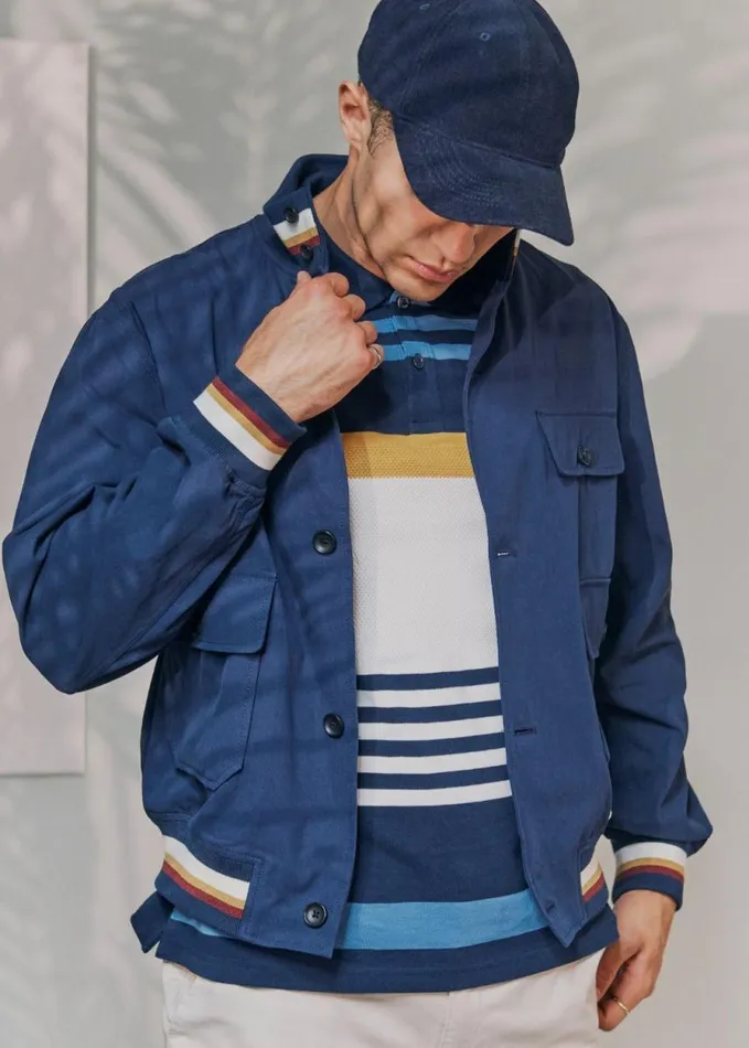 Men Ben Sherman Jackets and Outerwear Signature Utility Bomber Jacket Men Ben Sherman Jackets and Outerwear Signature Utility Bomber Jacket