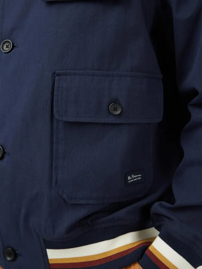 Men Ben Sherman Jackets and Outerwear Signature Utility Bomber Jacket Men Ben Sherman Jackets and Outerwear Signature Utility Bomber Jacket