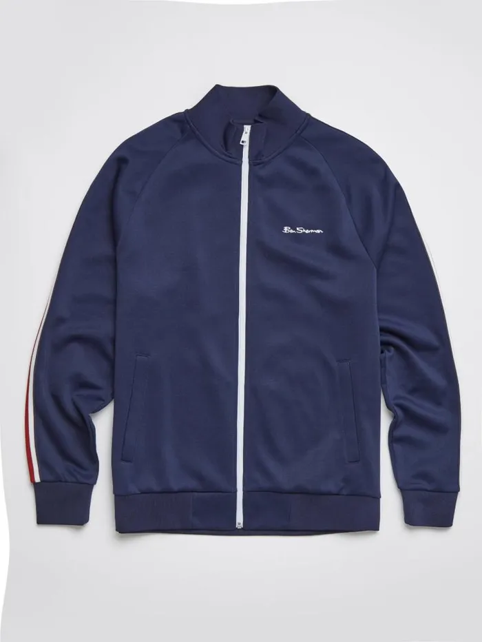Men Ben Sherman Jackets and Outerwear Signature ZipThrough Track Jacket 8211 Marine
