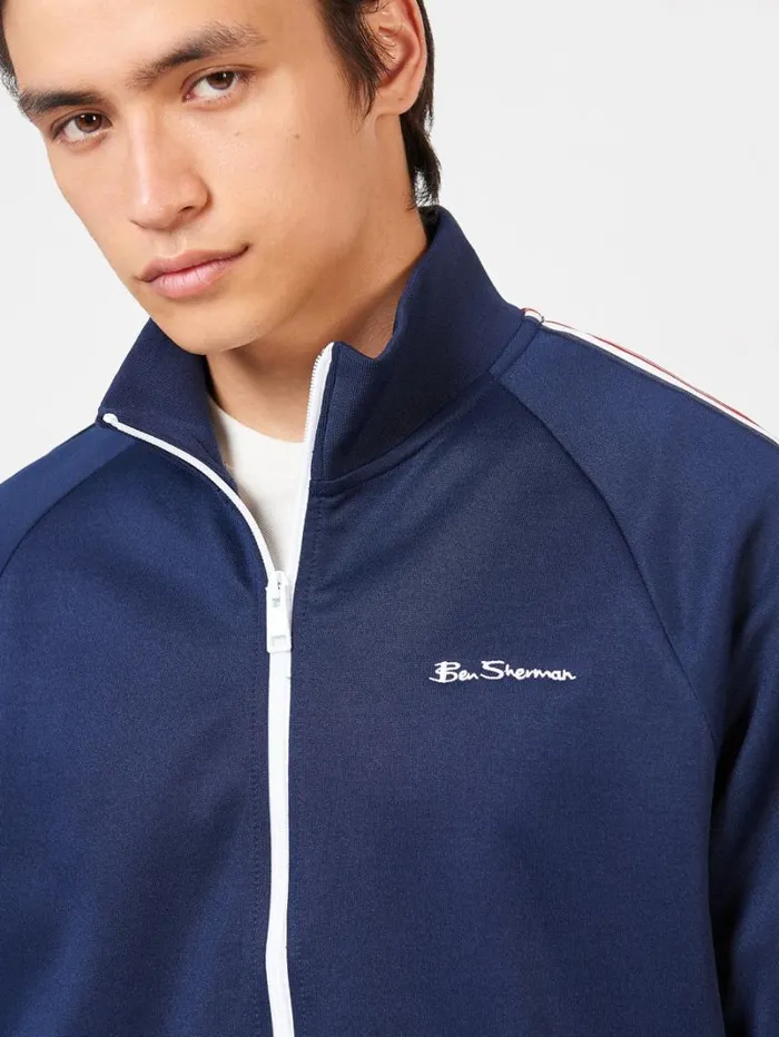Men Ben Sherman Jackets and Outerwear Signature ZipThrough Track Jacket 8211 Marine