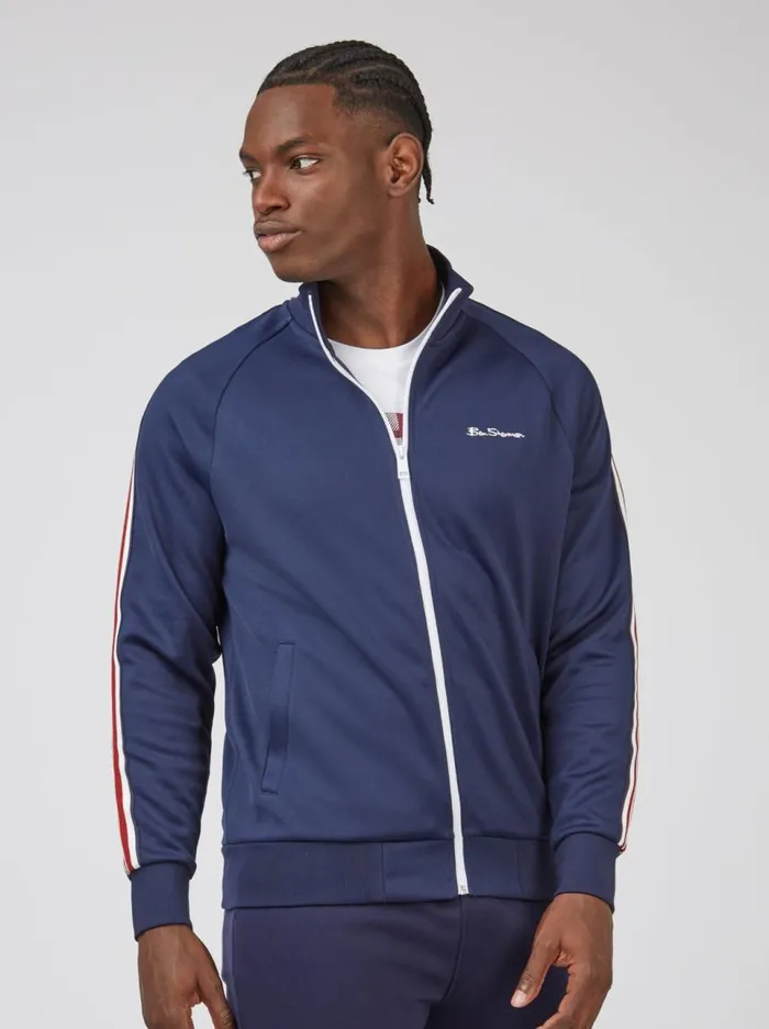 Men Ben Sherman Jackets and Outerwear Signature ZipThrough Track Jacket 8211 Marine