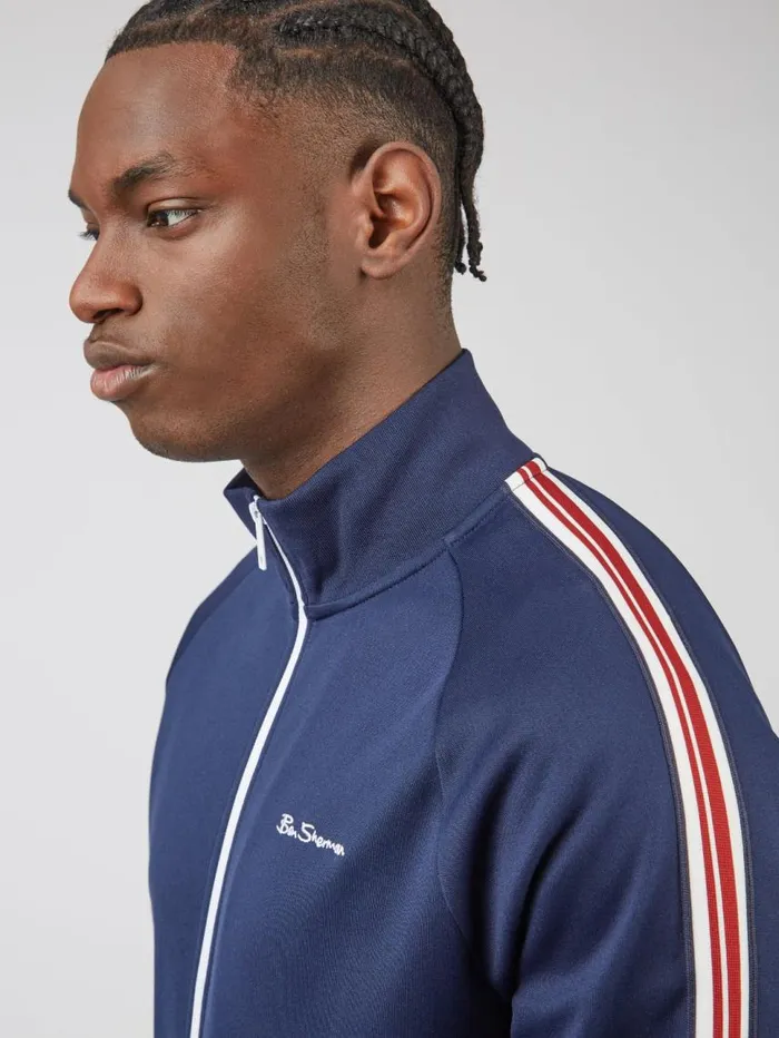 Men Ben Sherman Jackets and Outerwear Signature ZipThrough Track Jacket 8211 Marine