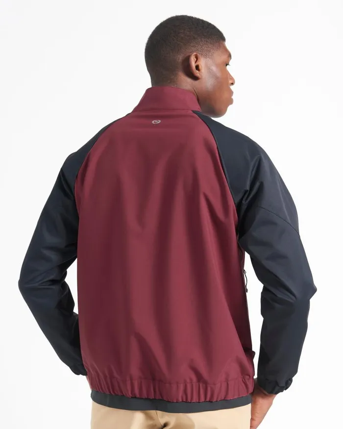 Men Ben Sherman Jackets and Outerwear Waterproof Harrington Jacket 8211 Burgundy