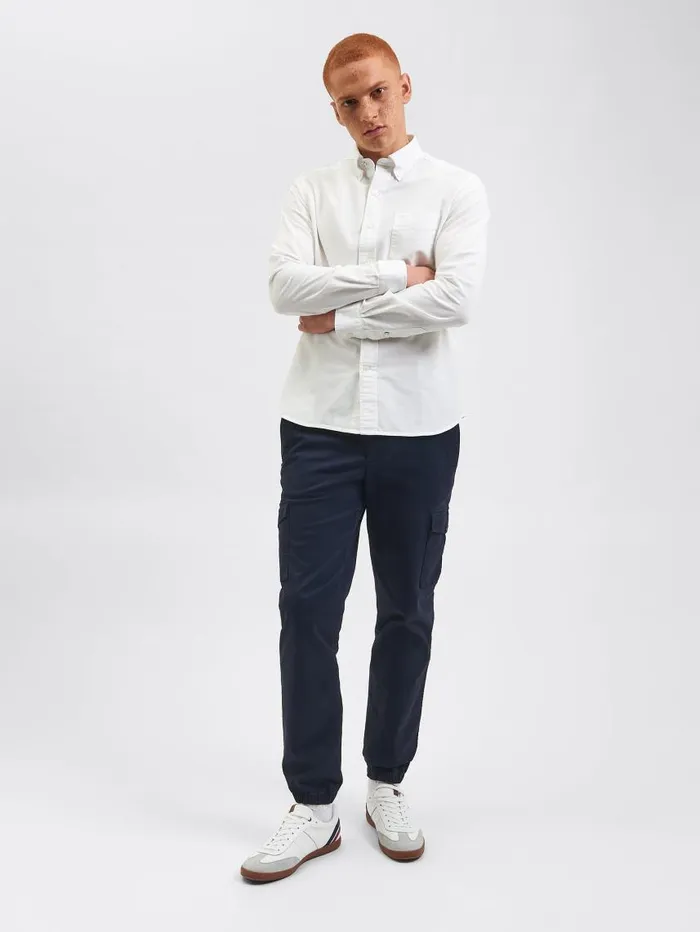 Men Ben Sherman Joggers and Track Pants Utility Woven Jogger Pant 8211 Navy