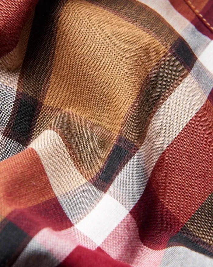 Men Ben Sherman Long Sleeve Shirts Block Check Shirt 8211 Red Men Ben Sherman Long Sleeve Shirts Block Check Shirt 8211 Red