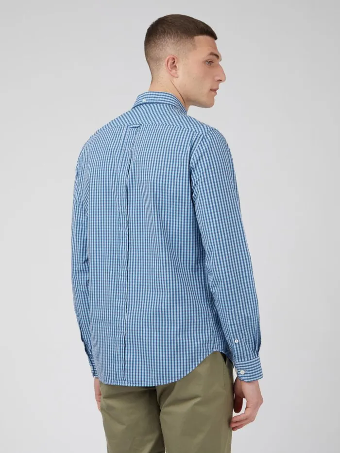 Men Ben Sherman Long Sleeve Shirts Signature Gingham LongSleeve Shirt