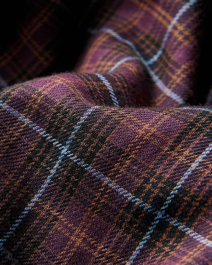 Men Ben Sherman Long Sleeve Shirts Signature House Tartan Shirt 8211 Plum Men Ben Sherman Long Sleeve Shirts Signature House Tartan Shirt 8211 Plum