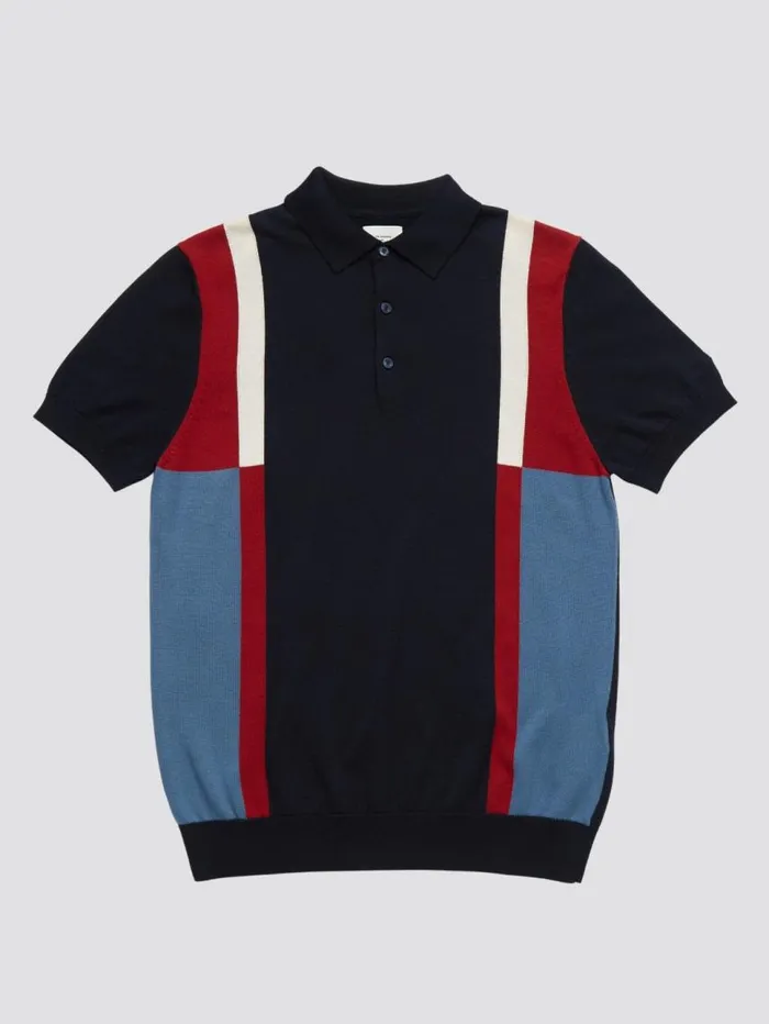 Men Ben Sherman Mod Knit Polos Signature Colorblock Mod Knit Polo Men Ben Sherman Mod Knit Polos Signature Colorblock Mod Knit Polo