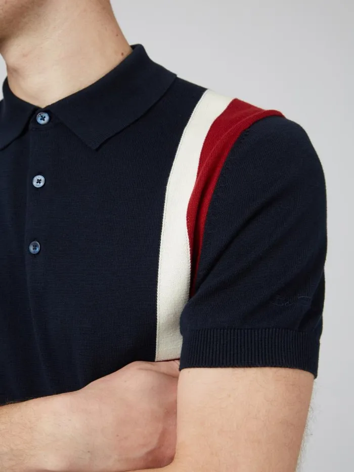 Men Ben Sherman Mod Knit Polos Signature Colorblock Mod Knit Polo Men Ben Sherman Mod Knit Polos Signature Colorblock Mod Knit Polo