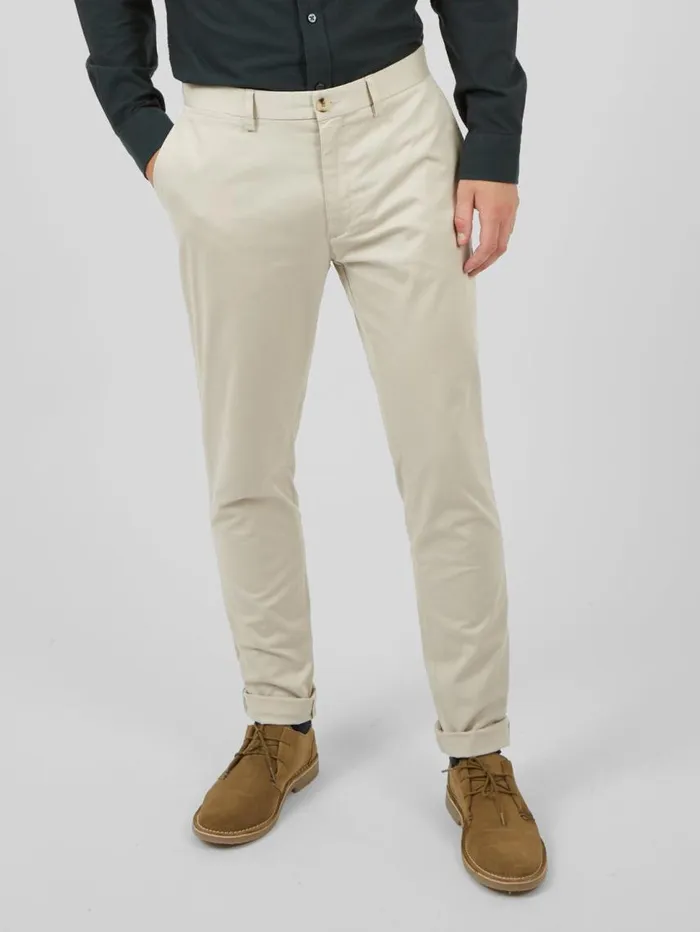 Men Ben Sherman Pants and Chinos Signature Skinny Stretch Chino Pant 8211 Putty Men Ben Sherman Pants and Chinos Signature Skinny Stretch Chino Pant 8211 Putty