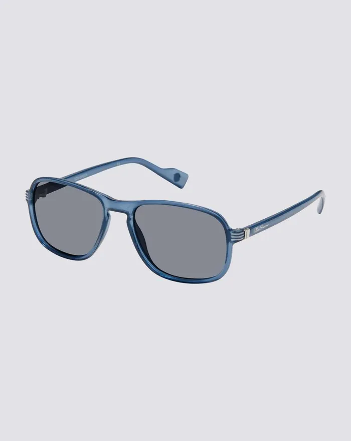 Men Ben Sherman Sunglasses Max Polarized EcoGreen Sunglasses 8211 Translucent Navy Men Ben Sherman Sunglasses Max Polarized EcoGreen Sunglasses 8211 Translucent Navy