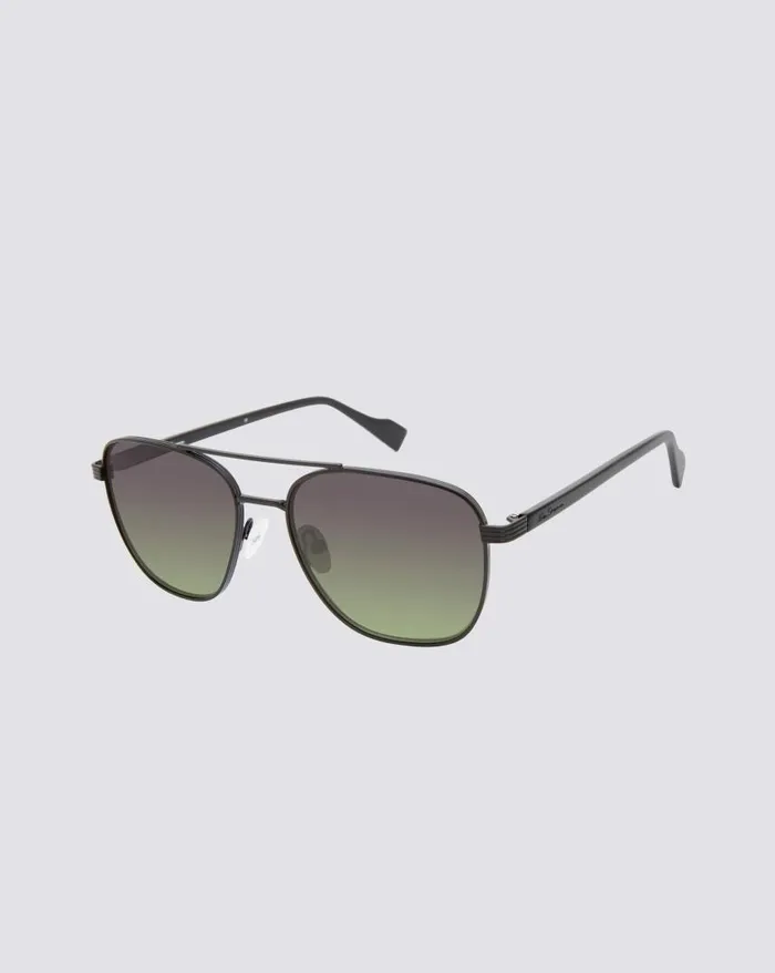 Men Ben Sherman Sunglasses Walbrook Polarized Aviator Square Eco Sunglasses 8211 BlackGreen Men Ben Sherman Sunglasses Walbrook Polarized Aviator Square Eco Sunglasses 8211 BlackGreen