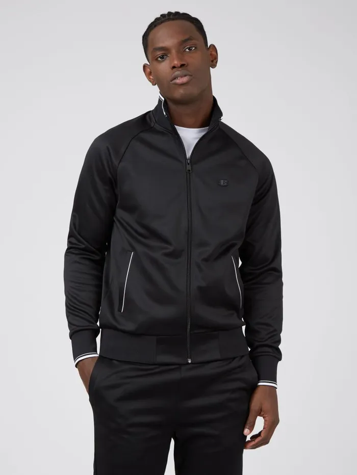 Men Ben Sherman Sweatshirts and Hoodies B By ZipThrough Tricot Track Jacket