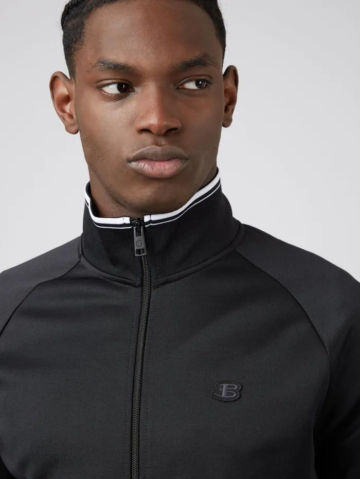 Men Ben Sherman Sweatshirts and Hoodies B By ZipThrough Tricot Track Jacket