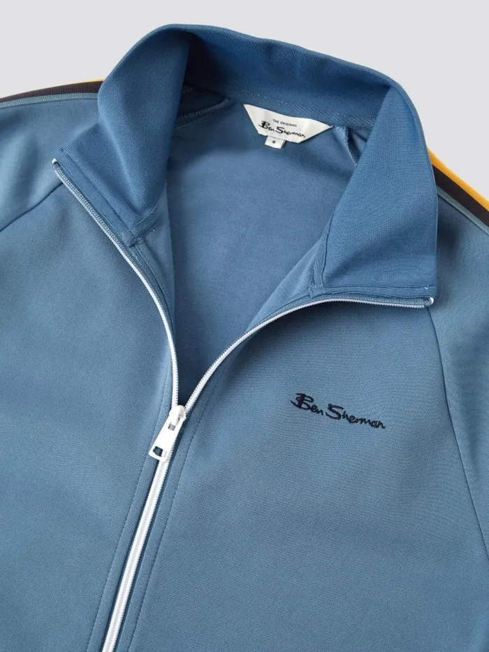 Men Ben Sherman Sweatshirts and Hoodies Signature ZipThrough Track Jacket 8211 Blue Men Ben Sherman Sweatshirts and Hoodies Signature ZipThrough Track Jacket 8211 Blue