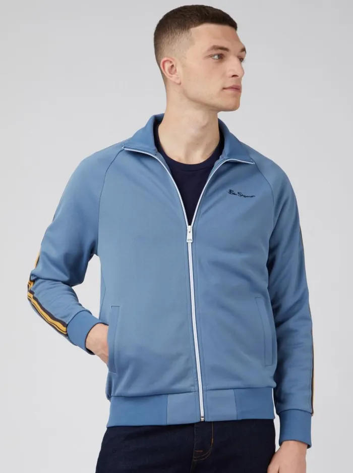Men Ben Sherman Sweatshirts and Hoodies Signature ZipThrough Track Jacket 8211 Blue Men Ben Sherman Sweatshirts and Hoodies Signature ZipThrough Track Jacket 8211 Blue