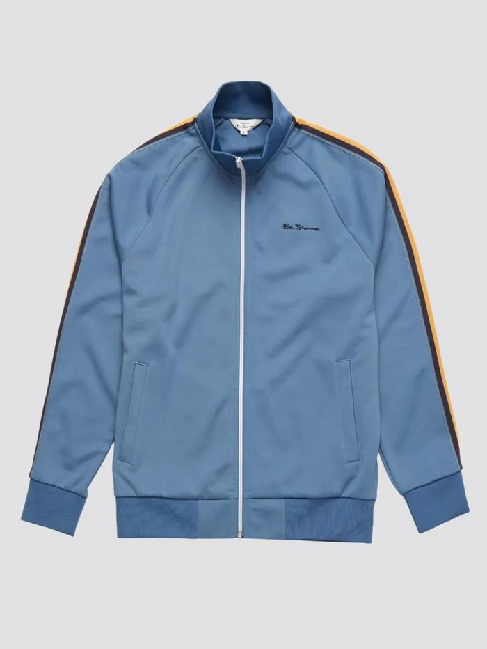Men Ben Sherman Sweatshirts and Hoodies Signature ZipThrough Track Jacket 8211 Blue Men Ben Sherman Sweatshirts and Hoodies Signature ZipThrough Track Jacket 8211 Blue