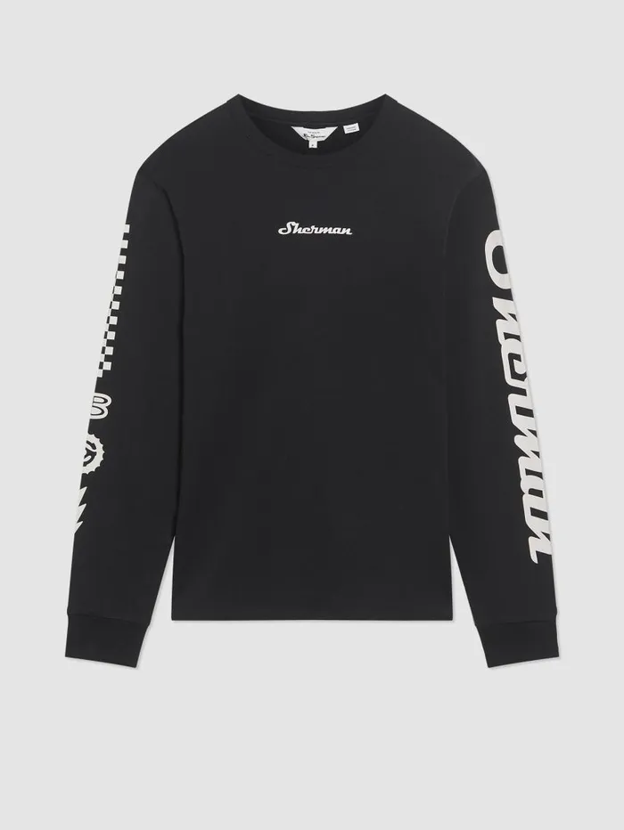 Men Ben Sherman TShirts and Graphic Tees B By LongSleeve Racer Graphic Tee